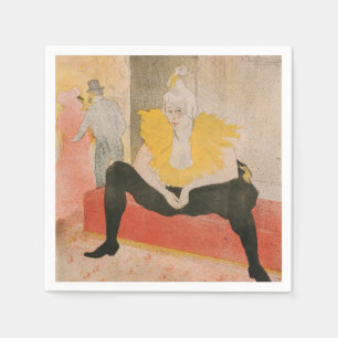 Toulouse-Lautrec - Mademoiselle Cha-u-kao Sitzend Serviette