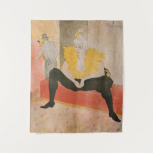 Toulouse-Lautrec - Mademoiselle Cha-u-kao Sitzend Wandteppich