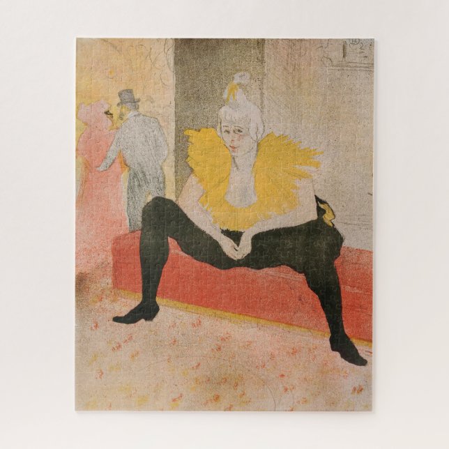 Toulouse-Lautrec - Mademoiselle Cha-u-kao Sitzplat Puzzle (Vertikal)