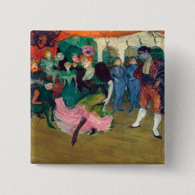 Toulouse-Lautrec - Marcelle Lender, Dancing Bolero Button (Vorderseite)