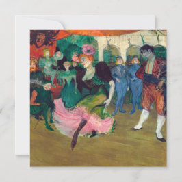 Toulouse-Lautrec - Marcelle Lender, Dancing Bolero Dankeskarte