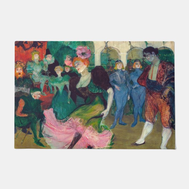 Toulouse-Lautrec - Marcelle Lender, Dancing Bolero Fußmatte (Vorderseite)