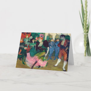 Toulouse-Lautrec - Marcelle Lender, Dancing Bolero Karte