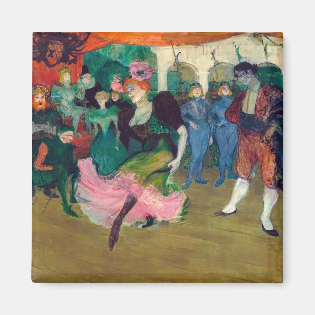 Toulouse-Lautrec - Marcelle Lender, Dancing Bolero Magnet (Vorne)