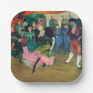 Toulouse-Lautrec - Marcelle Lender, Dancing Bolero Pappteller
