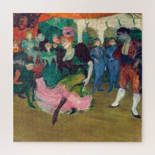 Toulouse-Lautrec - Marcelle Lender, Dancing Bolero Puzzle (Vertikal)