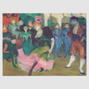 Toulouse-Lautrec - Marcelle Lender, Dancing Bolero Seidenpapier