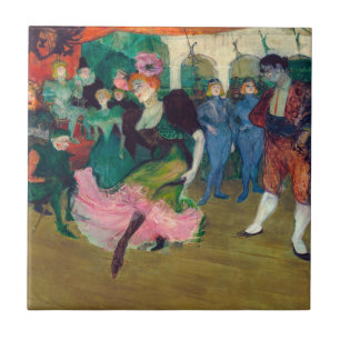 Toulouse-Lautrec - Marcelle Lender, Tanzender Bole Fliese