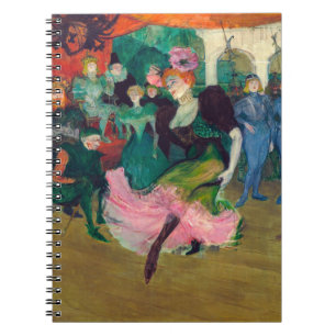 Toulouse-Lautrec - Marcelle Lender, Tanzender Bole Notizblock