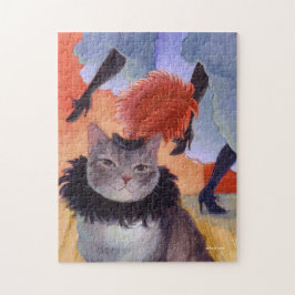 Toulouse-Lautrec Moulin Rouge Cat Puzzle