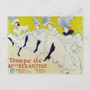 Toulouse Lautrec Plakat Postkarte