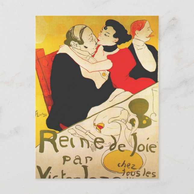 Toulouse Lautrec Poster Art Postkarte (Vorderseite)