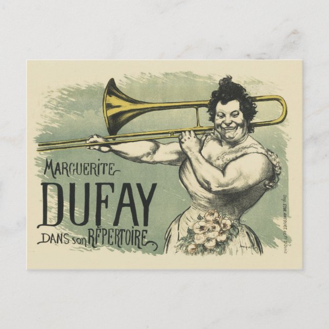 Toulouse Lautrec Poster Art Postkarte (Vorderseite)