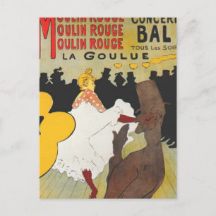 Toulouse Lautrec Poster Art Postkarte