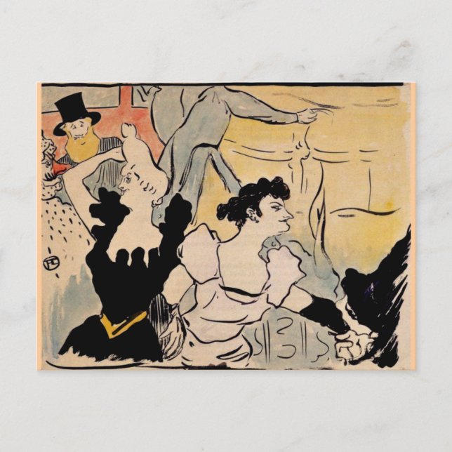 Toulouse-Lautrec, Postkarte (Vorderseite)