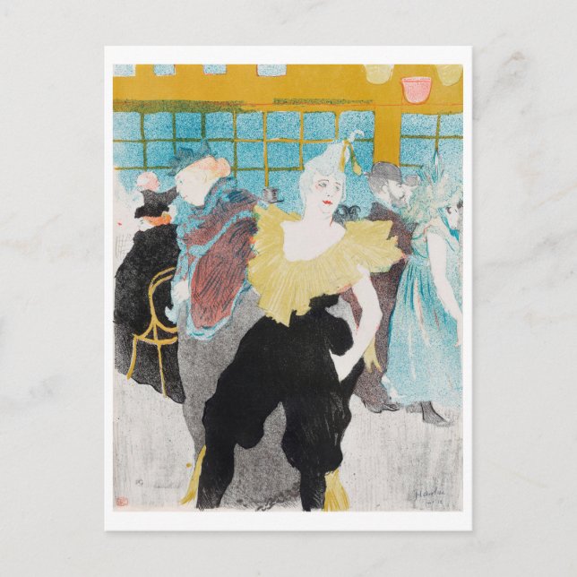 Toulouse-Lautrec Postkarte (Vorderseite)