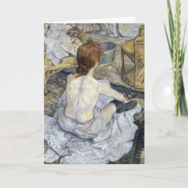 Toulouse-Lautrec - Rousse / Toilette Karte (Vorderseite)