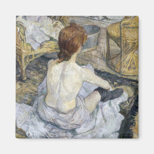 Toulouse-Lautrec - Rousse / Toilette Magnet