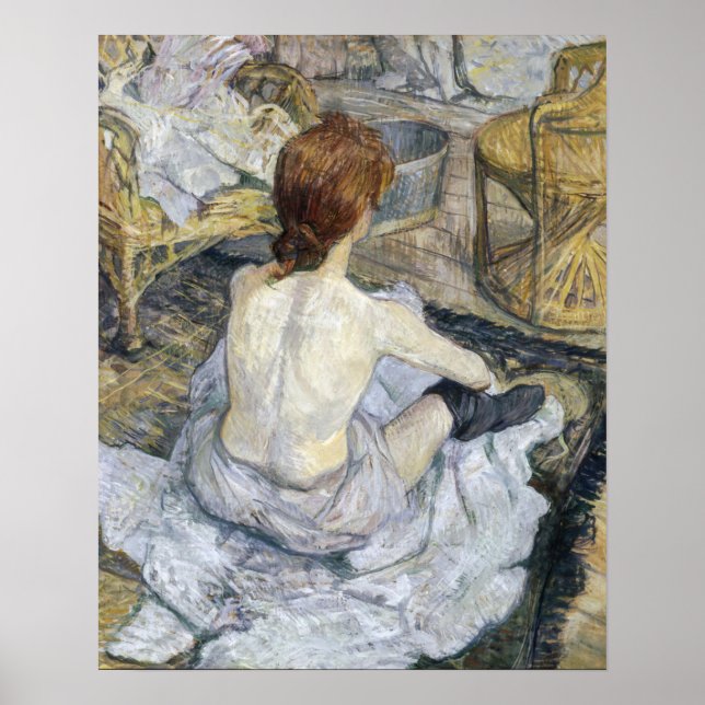 Toulouse-Lautrec - Rousse / Toilette Poster (Vorne)