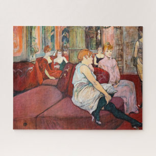Toulouse-Lautrec - Rue des Moulins im Salon Puzzle
