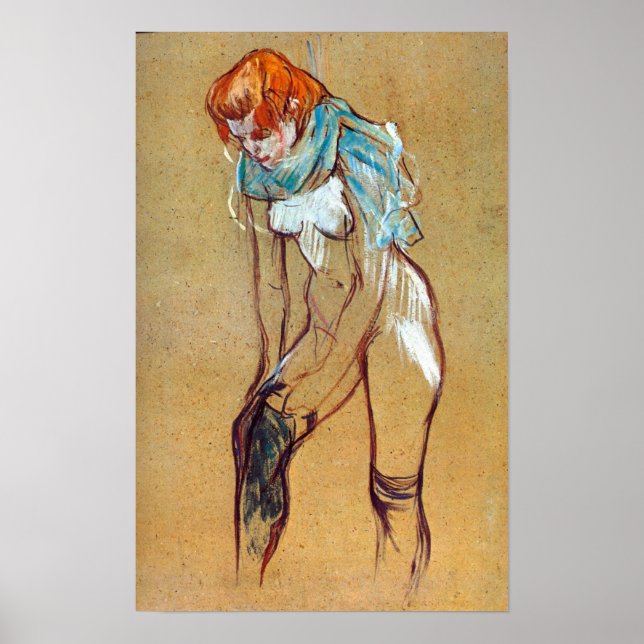 Toulouse-Lautrec - Strümpfe Poster (Vorne)