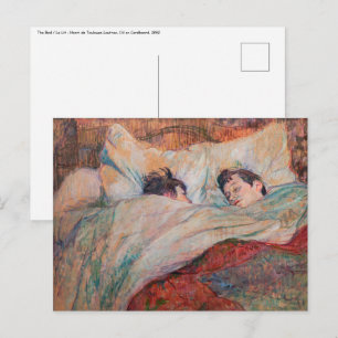 Toulouse-Lautrec - The Bed Postkarte