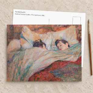 Toulouse-Lautrec - The Bed Postkarte