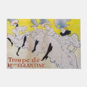 Toulouse-Lautrec - Troupe de Mlle Eglantine Fußmatte