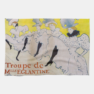 Toulouse-Lautrec - Troupe de Mlle Eglantine Geschirrtuch
