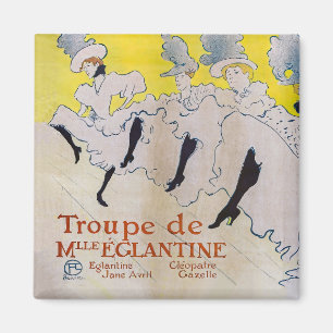 Toulouse-Lautrec - Troupe de Mlle Eglantine Magnet