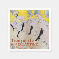 Toulouse-Lautrec - Troupe de Mlle Eglantine