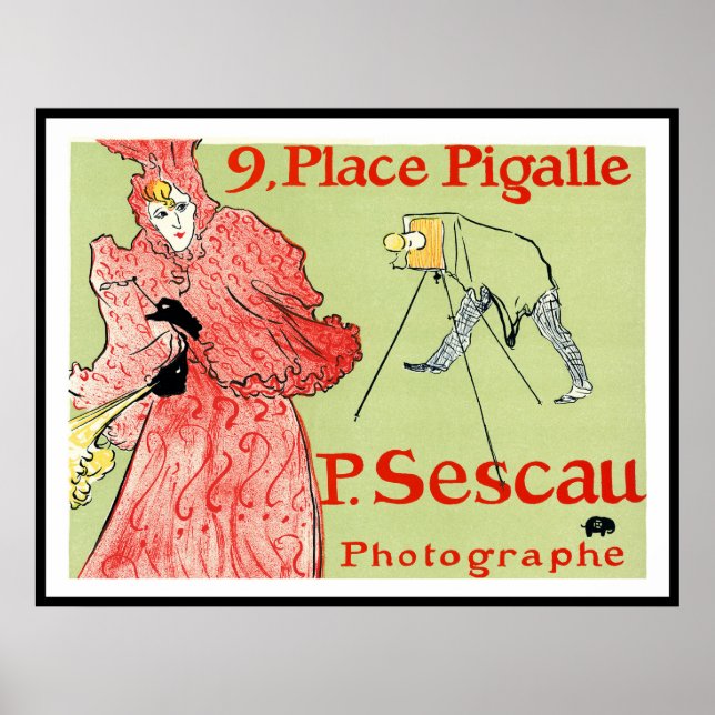 Toulouse-Lautrec Werbeplakat Printwerbung Poster (Vorne)