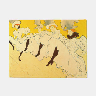 Toulouse Lautrec Yellow Dancing Girl Poster Fußmatte