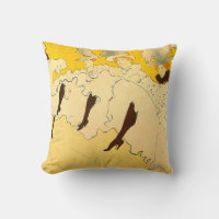 Toulouse Lautrec Yellow Dancing Girl Poster