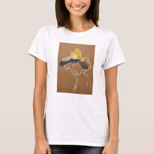Toulouse-Lautrec - Yvette Guilbert singend T-Shirt