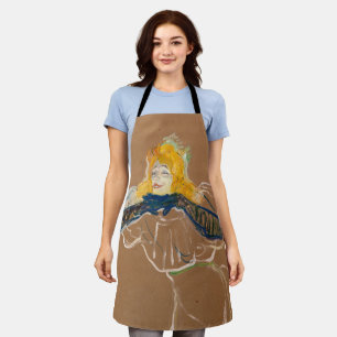 Toulouse-Lautrec - Yvette Guilbert Singing Schürze