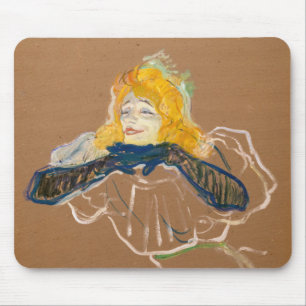 Toulouse-Lautrec - Yvette Guilbert singt Mousepad