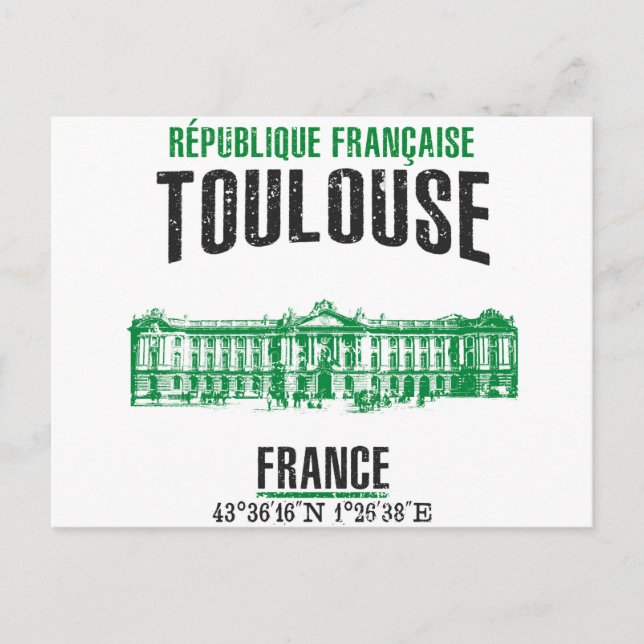 Toulouse Postkarte (Vorderseite)