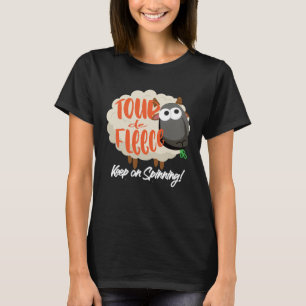 Tour de Fleece Fibre for Spinning Wheels Handspinn T-Shirt
