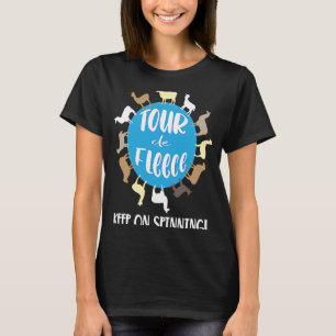 Tour de Fleece Fibre for Spinning Wheels Handspinn T-Shirt