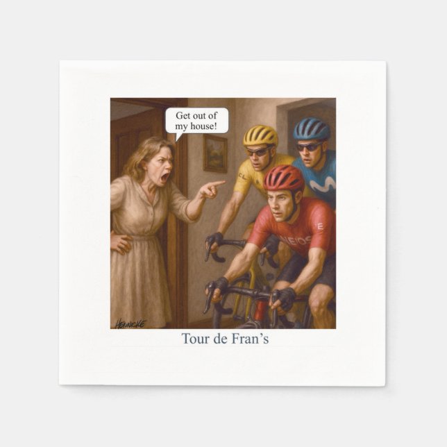 Tour de Fran Serviette (Vorderseite)