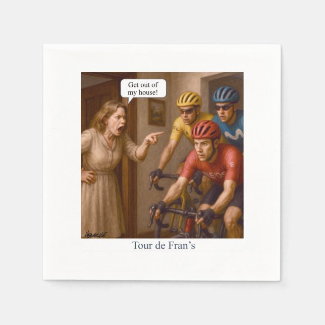 Tour de Fran Serviette (Vorderseite)