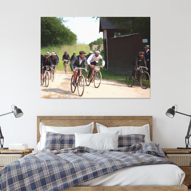 Tour de France 1903 Erster Race Color Redux Leinwanddruck (Insitu (Schlafzimmer))