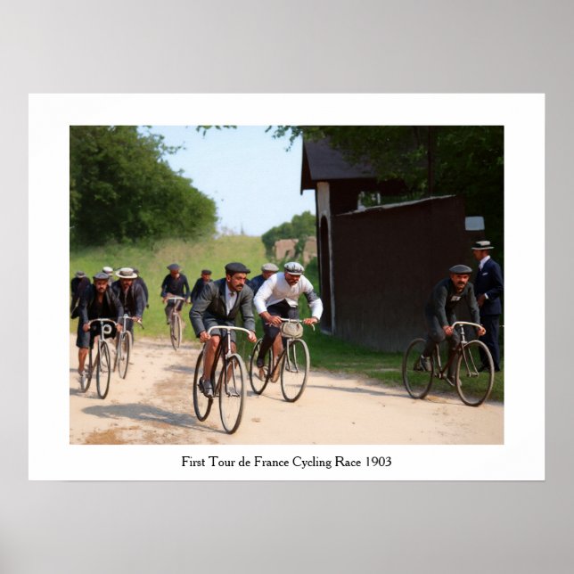 Tour de France 1903 Erster Race Color Redux Poster (Vorne)