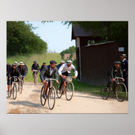 Tour de France 1903 Erster Race Color Redux Poster