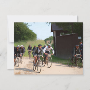 Tour de France 1903 Erster Race Color Redux Postkarte