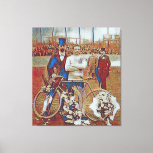 Tour De France 1903 Sieger Maurice Garin Digital Leinwanddruck