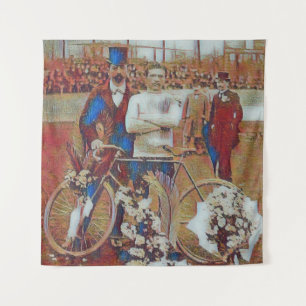 Tour De France 1903 Sieger Maurice Garin Digital  Wandteppich