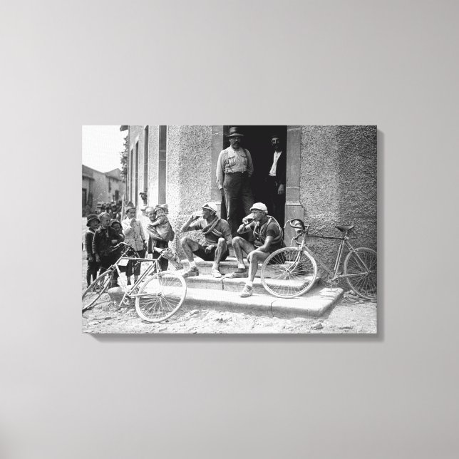 Tour de France 1921 Nach der Bühne Beer Time Leinwanddruck (Vorderseite)