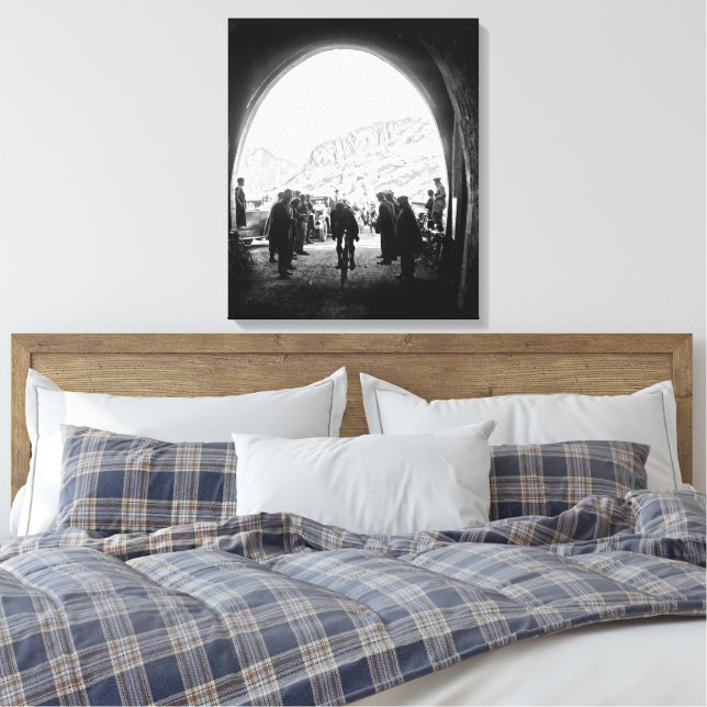 Tour de France 1928 Bühne 14 Tunnel de Galibier Leinwanddruck (Insitu (Schlafzimmer))
